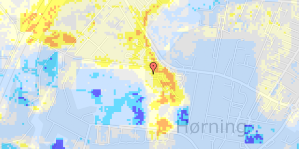 Ekstrem regn på Hørninggårdsvej 6