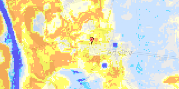 Ekstrem regn på Kollens Møllevej 10