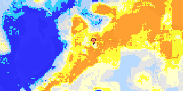 Ekstrem regn på Låsbyvej 115