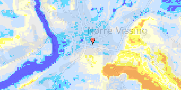 Ekstrem regn på Låsbyvej 124