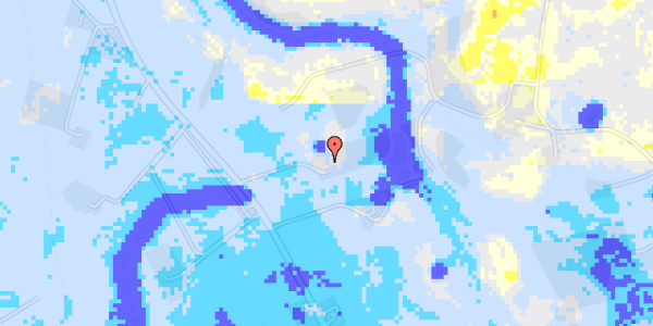 Ekstrem regn på Låsbyvej 140