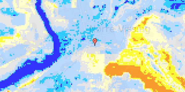 Ekstrem regn på Låsbyvej 155