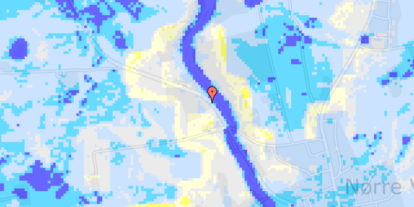 Ekstrem regn på Låsbyvej 167