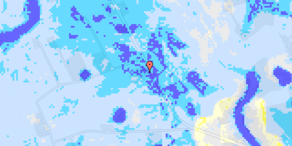 Ekstrem regn på Låsbyvej 171