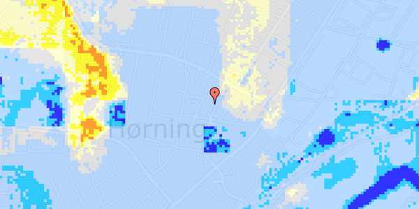 Ekstrem regn på Nørre Alle 15, st. 