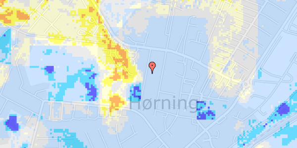 Ekstrem regn på Nyvangsvej 11