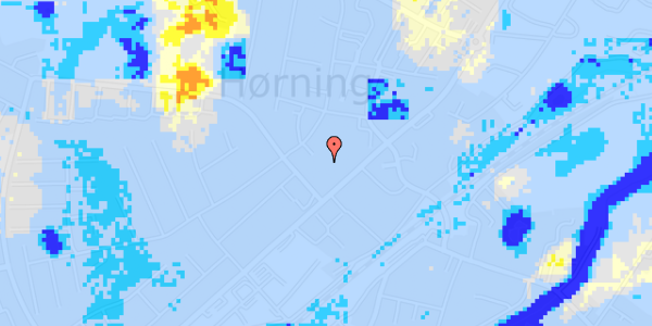 Ekstrem regn på Toftegårdsvej 12C