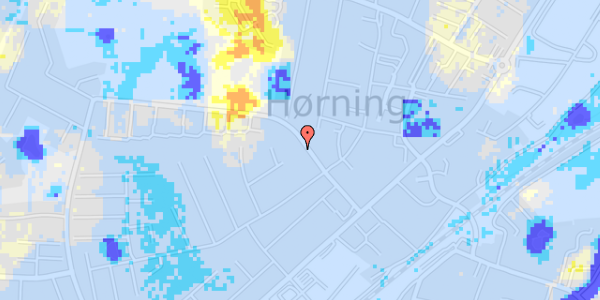 Ekstrem regn på Toftegårdsvej 13