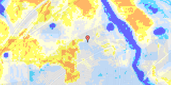 Ekstrem regn på Trondvad 33