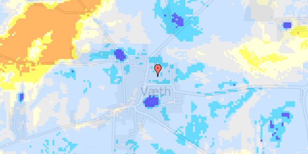 Ekstrem regn på Anneksvej 1