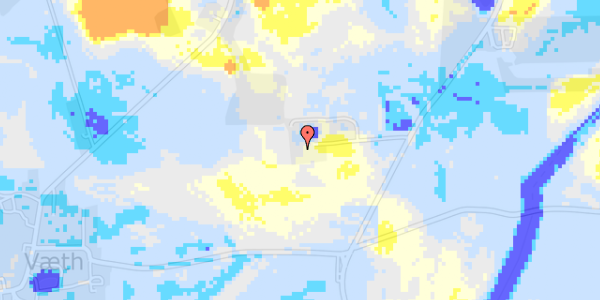 Ekstrem regn på Frisenvoldvej 5B