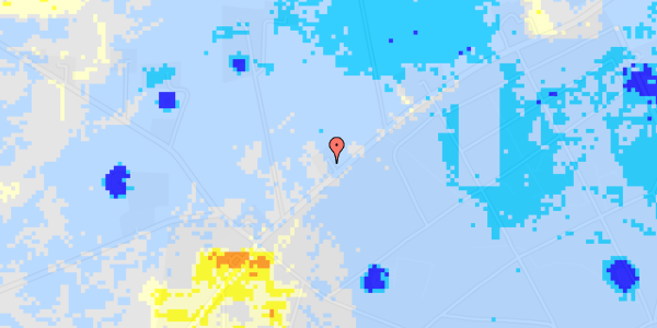 Ekstrem regn på Gelbrovej 36