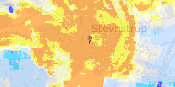 Ekstrem regn på Glentevej 8