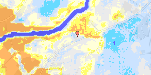 Ekstrem regn på Hammelvej 162