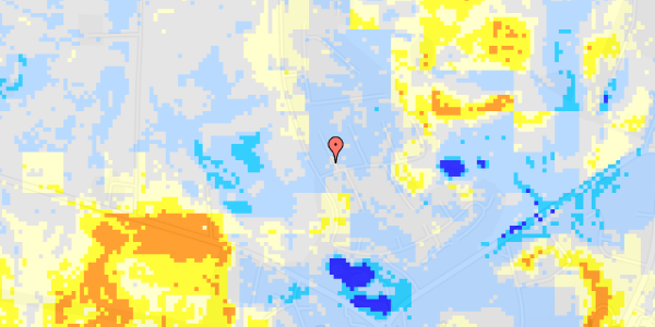 Ekstrem regn på Hostrupsvej 1