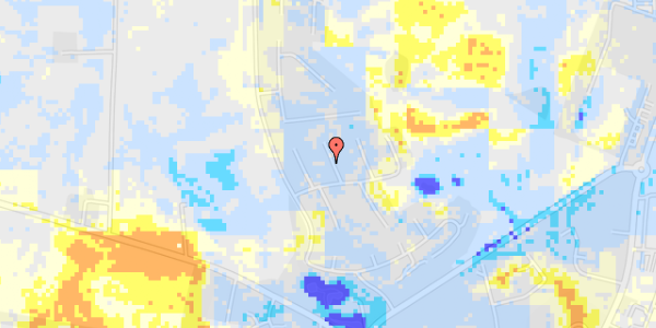 Ekstrem regn på Hostrupsvej 19