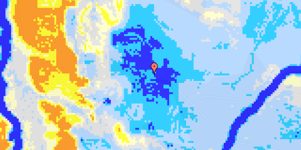 Ekstrem regn på Houlbjergvej 13