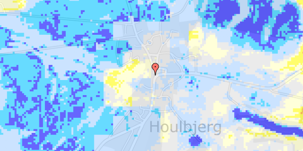 Ekstrem regn på Houlbjergvej 28