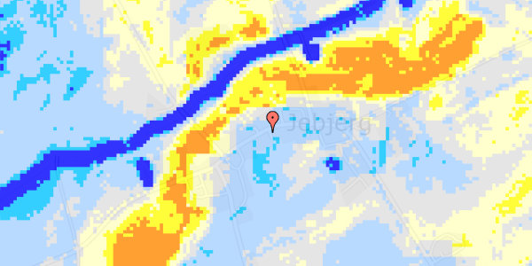 Ekstrem regn på Jebjergvej 34