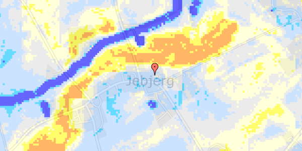 Ekstrem regn på Jebjergvej 37