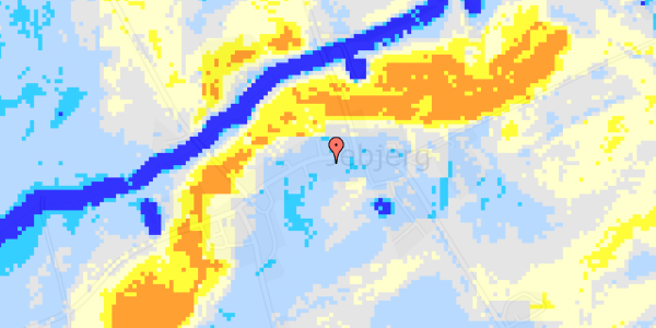 Ekstrem regn på Jebjergvej 44