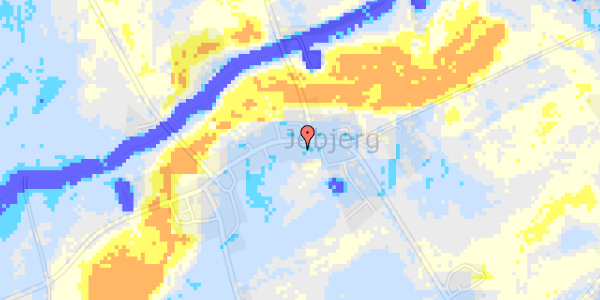 Ekstrem regn på Jebjergvej 46