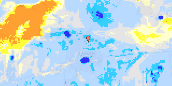 Ekstrem regn på Laksevej 2