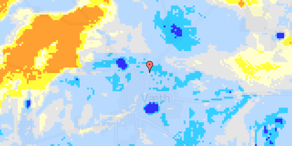 Ekstrem regn på Laksevej 5