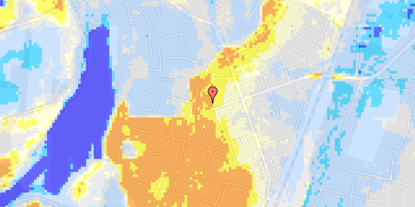 Ekstrem regn på Markedsgade 6