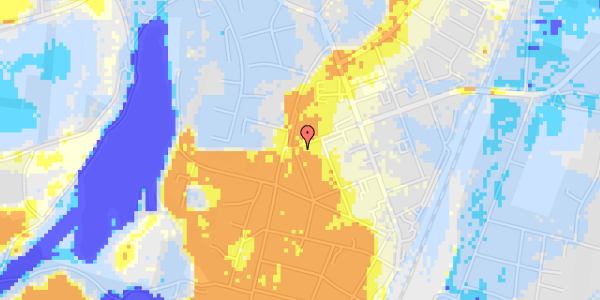 Ekstrem regn på Markedsgade 7