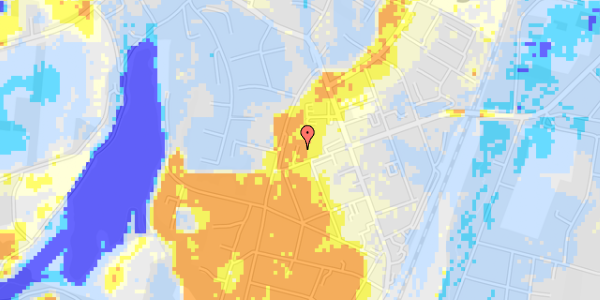 Ekstrem regn på Markedsgade 8