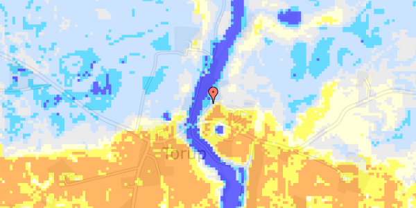 Ekstrem regn på Møgelvej 3