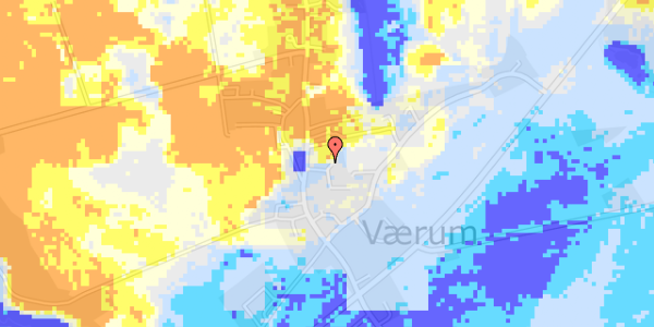 Ekstrem regn på Pilegårdsvej 1