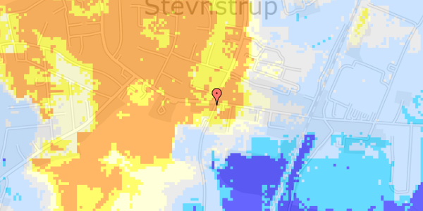 Ekstrem regn på Stavnagervej 2A