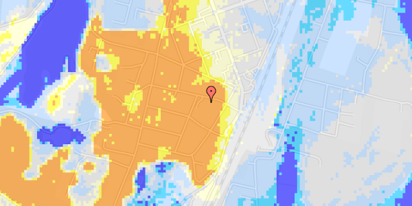 Ekstrem regn på Vestergade 3, 1. 10