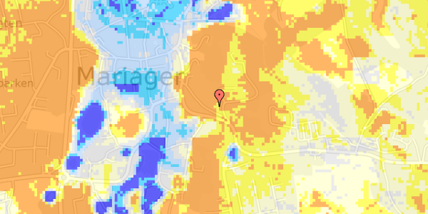 Ekstrem regn på Fuglsang 13A