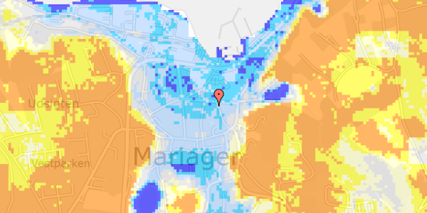 Ekstrem regn på Havnegade 3