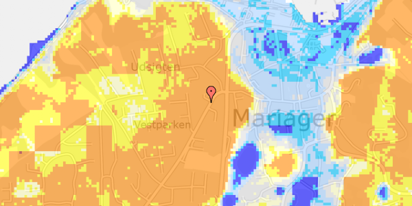 Ekstrem regn på Hjulhusvej 8