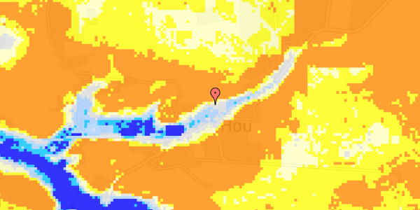 Ekstrem regn på Houvej 31B