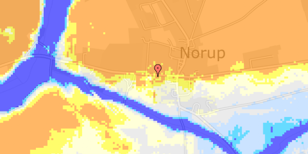 Ekstrem regn på Norupvej 76