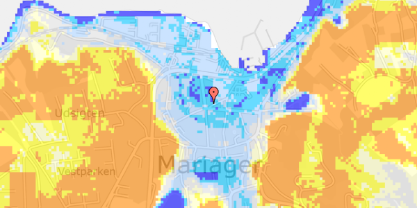 Ekstrem regn på Rosengade 10