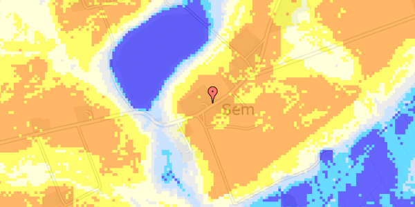 Ekstrem regn på Semvej 29