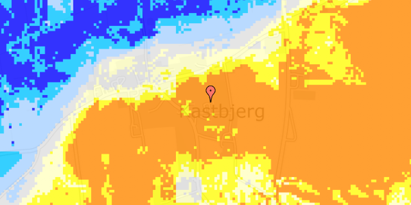 Ekstrem regn på Ved Kirken 1