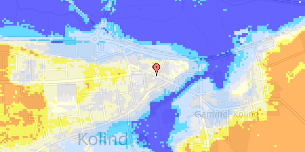 Ekstrem regn på Bredgade 22, 1. 