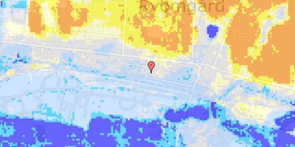 Ekstrem regn på Jernbanegade 1