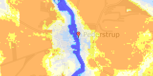 Ekstrem regn på Pederstrup Bygade 4