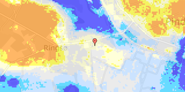 Ekstrem regn på Ringsøvej 7, st. 