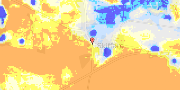 Ekstrem regn på Skiffardvej 17