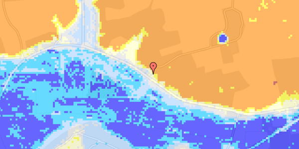 Ekstrem regn på Vedøvej 11