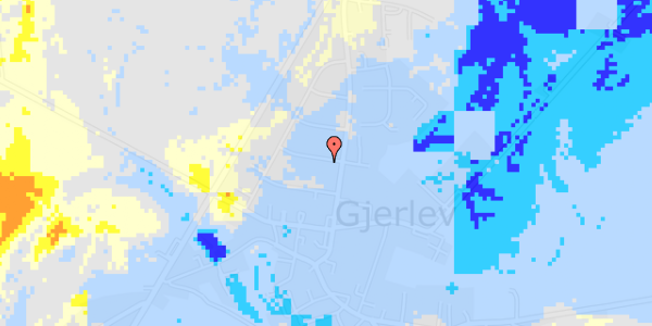 Ekstrem regn på Abildgårdsvej 3